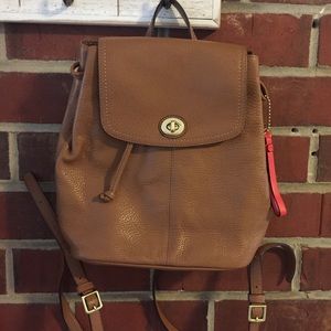 COACH Leather backpack (Tan)